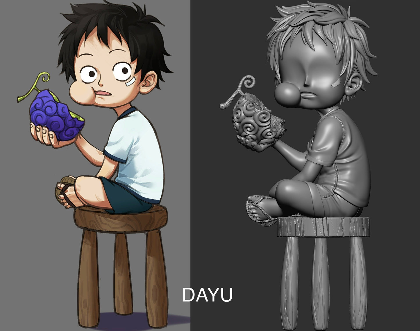 DAYU - Luffy contra Kaido
