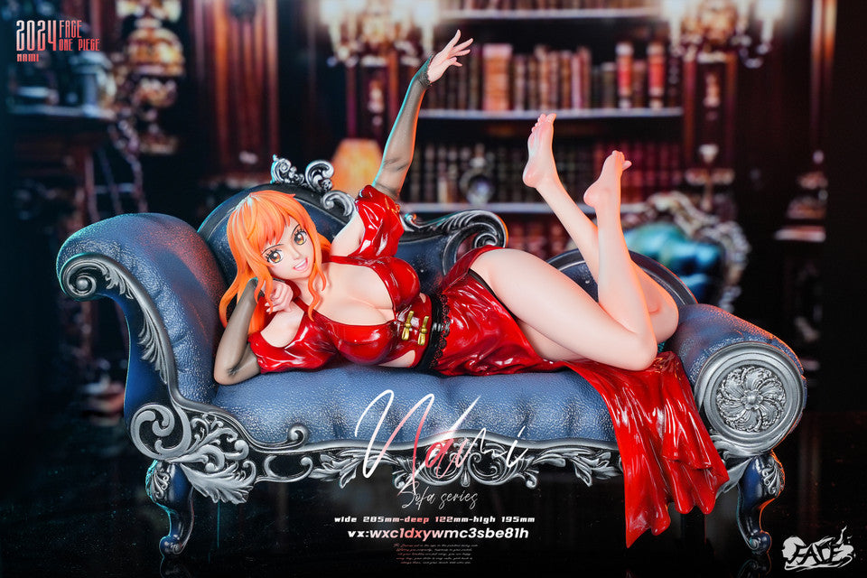 nami red dress Face