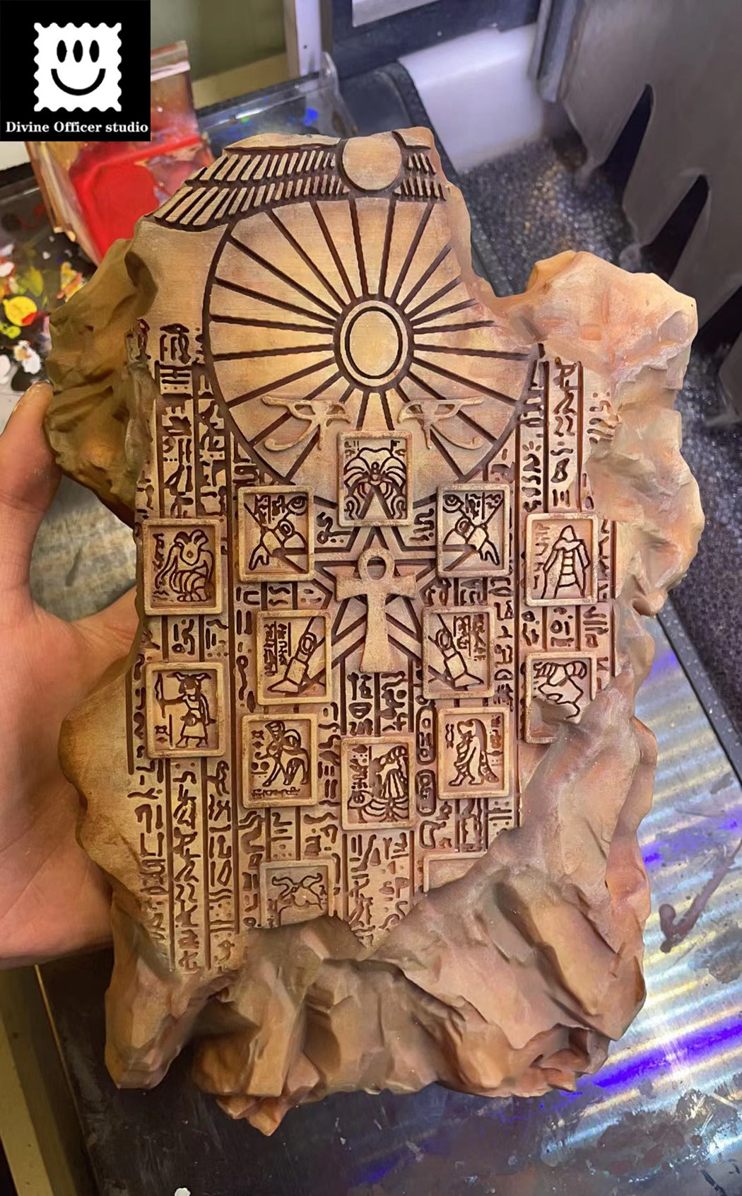 Divine Officer - Exodia Slate and Pharaoh Atem Memory Slate