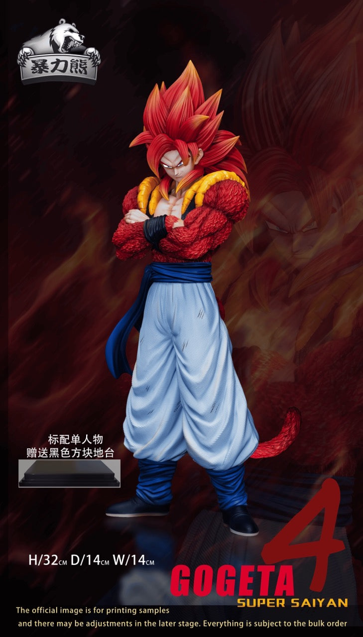 Violent Bear - SSJ4 Goku, Vegeta and Gogeta