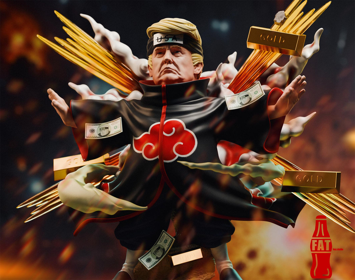 Super x Fat Boy - Trump cos Pain