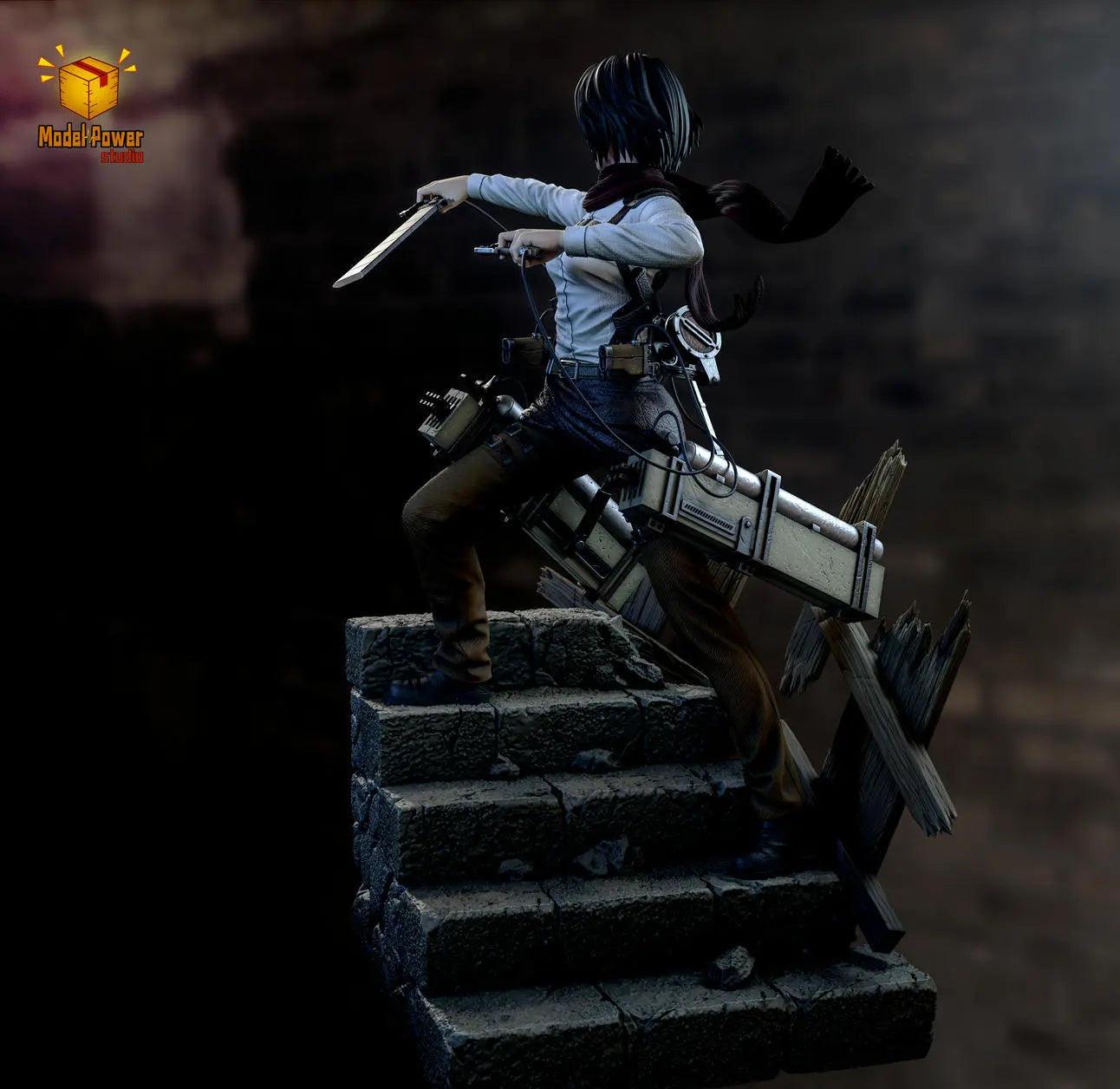 Model Power - Eren, Armin and Mikasa