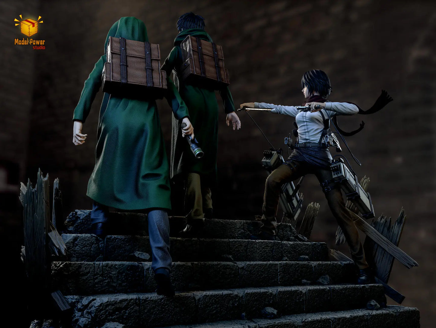 Model Power - Eren, Armin and Mikasa