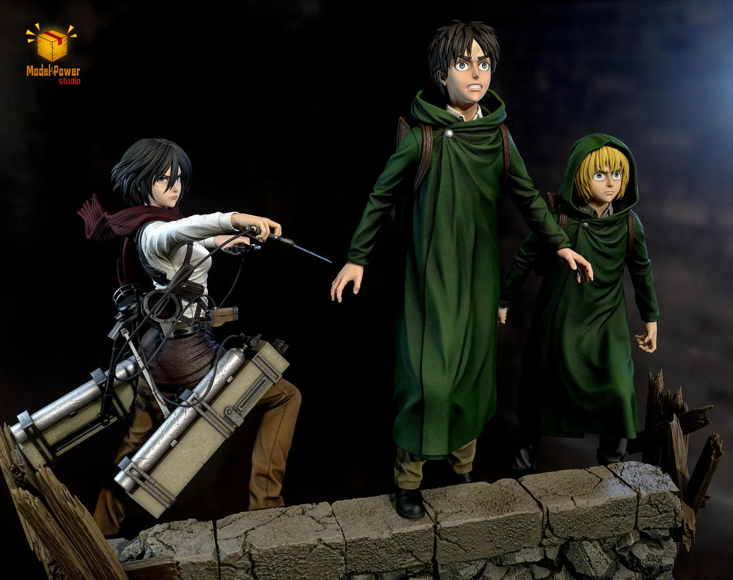 Model Power - Eren, Armin and Mikasa
