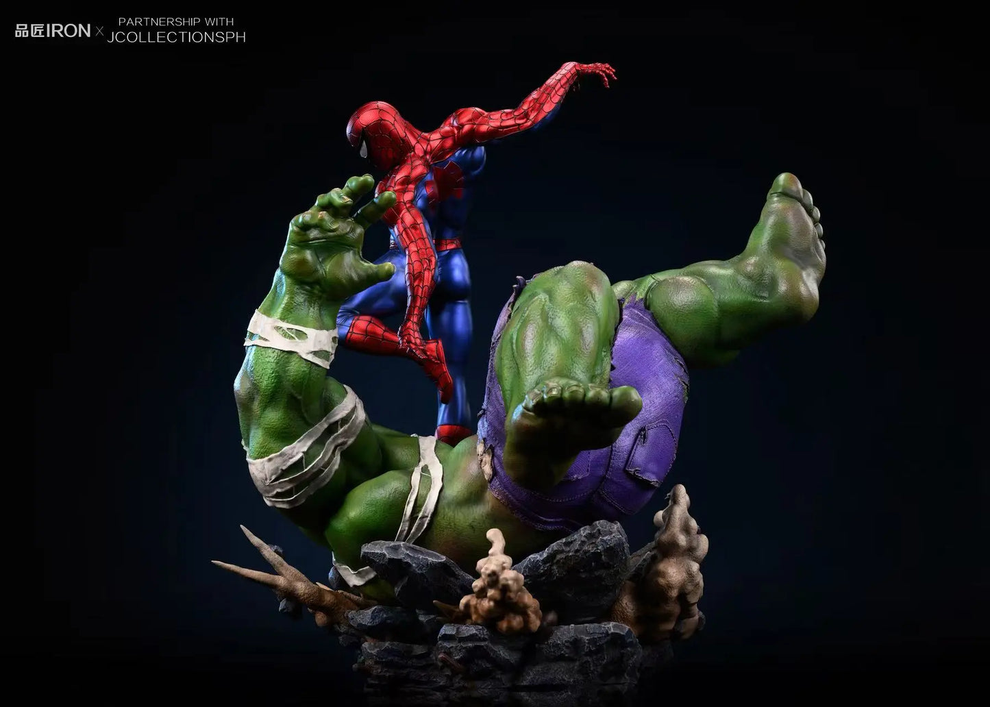 Iron - Spider-Man vs Hulk