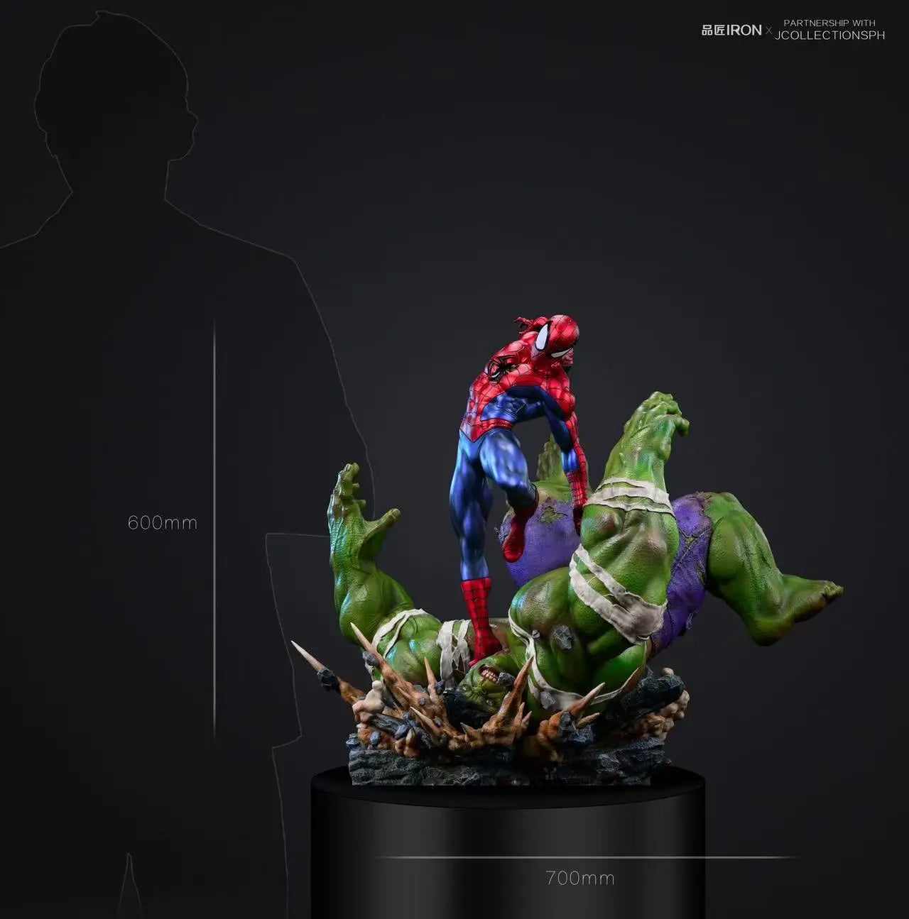 Iron - Spider-Man vs Hulk