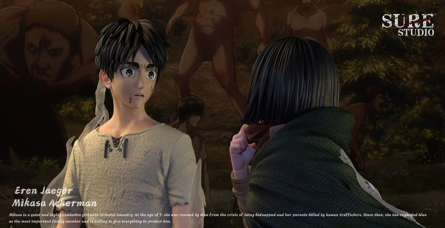 Sure - Eren and Mikasa