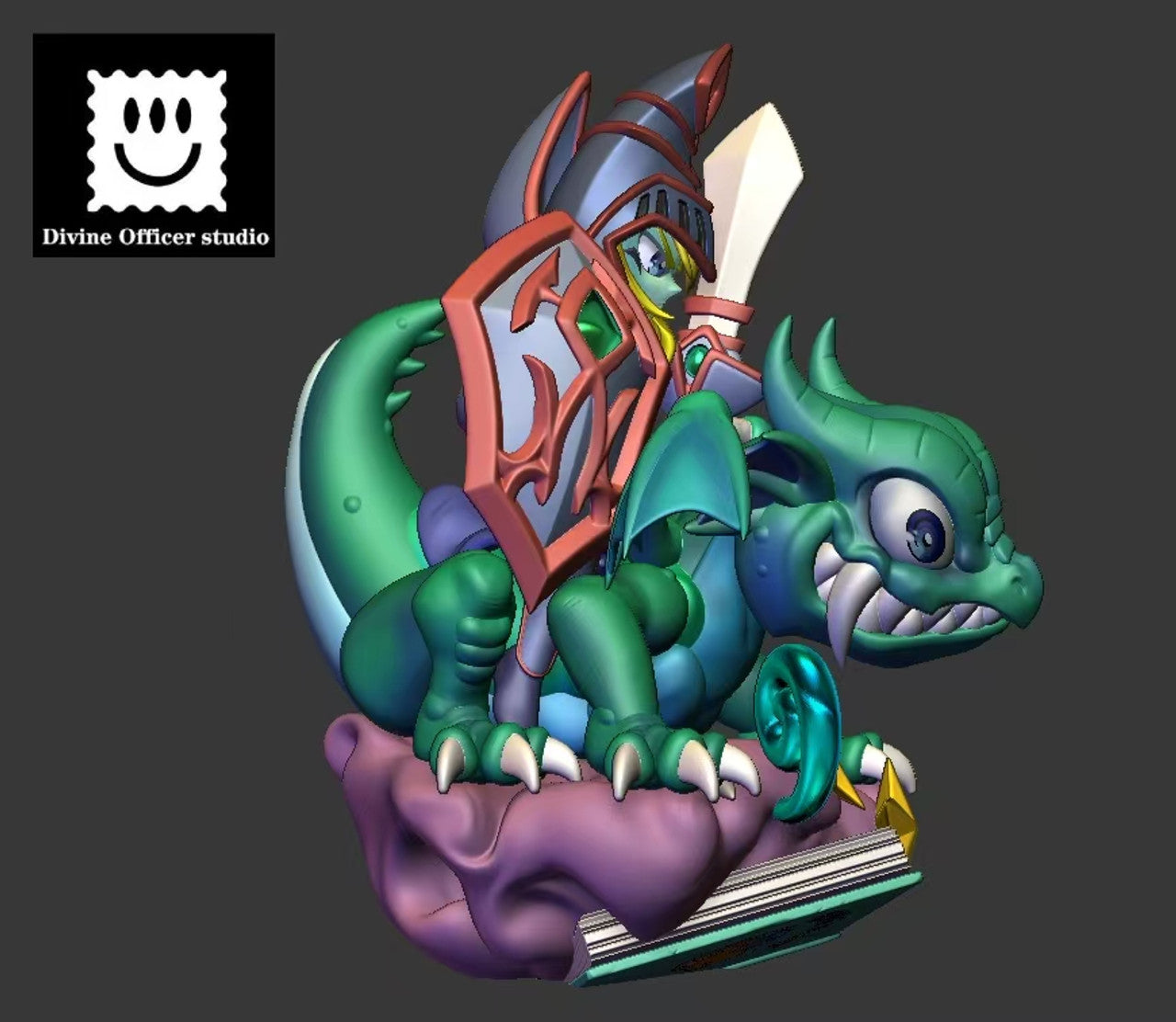 Divine Officer - Dark Magician and Dark Magician Girl