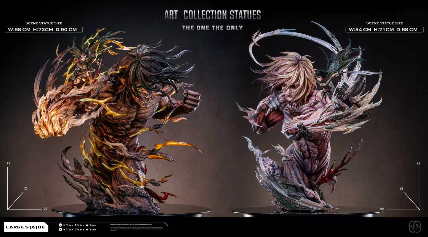Hertz - Eren and Female Titan