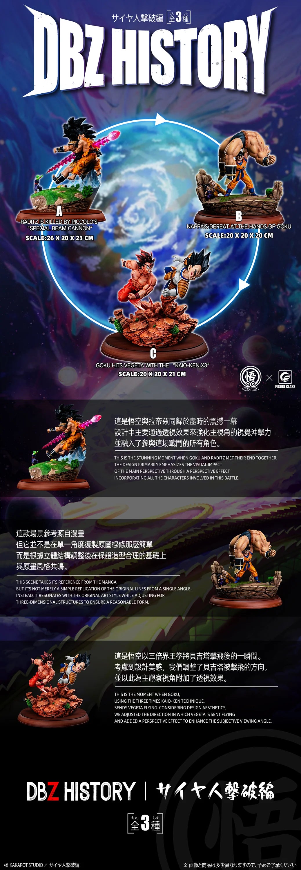 Figure Class - Goku vs Nappa