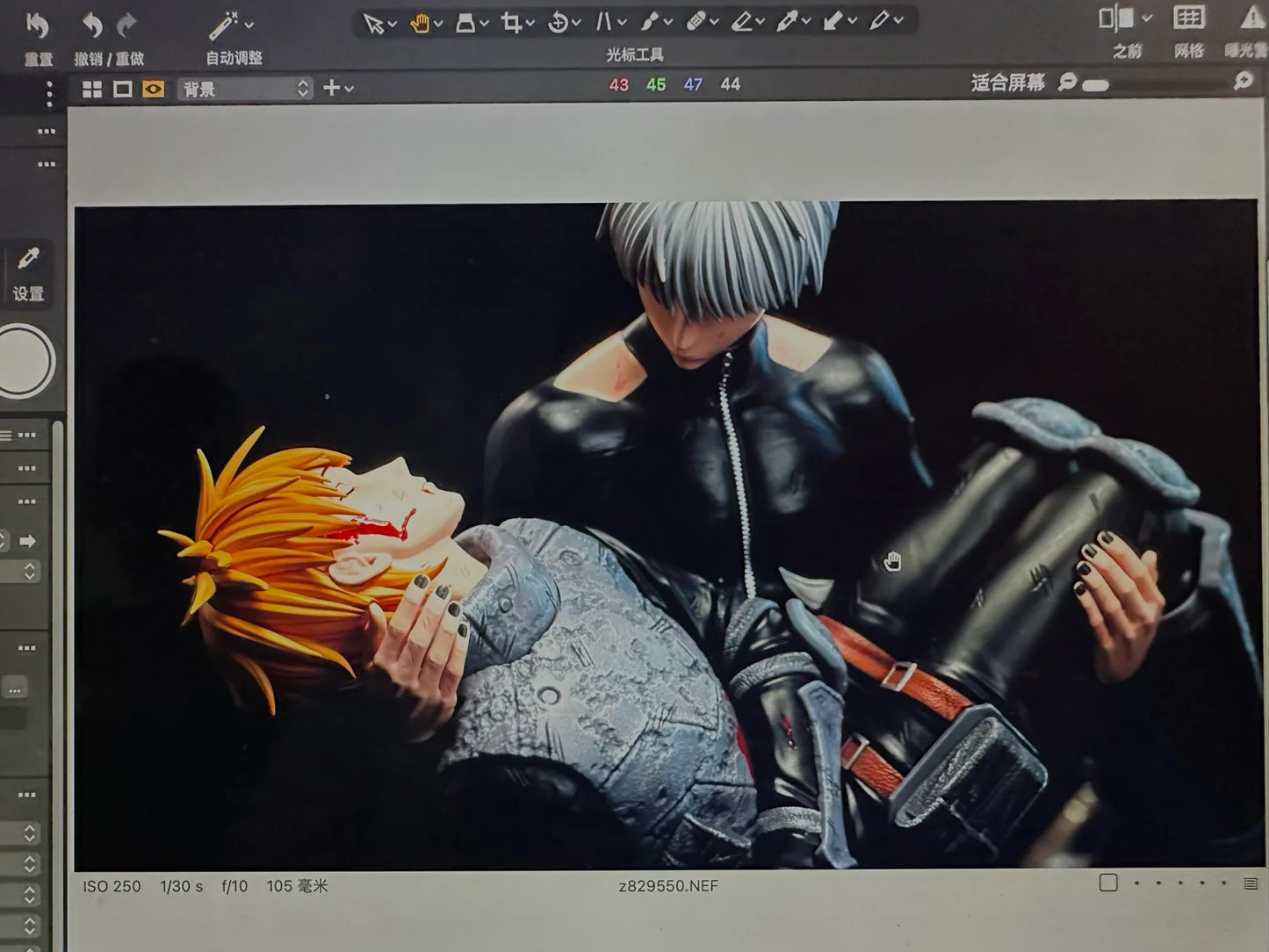 BW - Ken Kaneki and Hideyoshi Nagachika