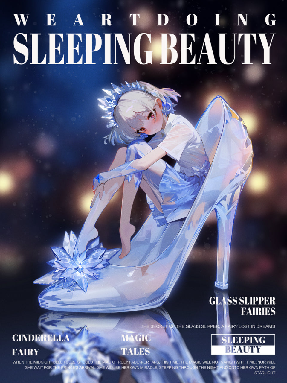 We Art Doing - Sleeping Beauty Glass Slipper Fairies