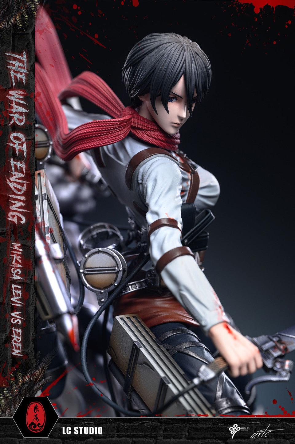 LC - Mikasa and Levi vs Founding Titan