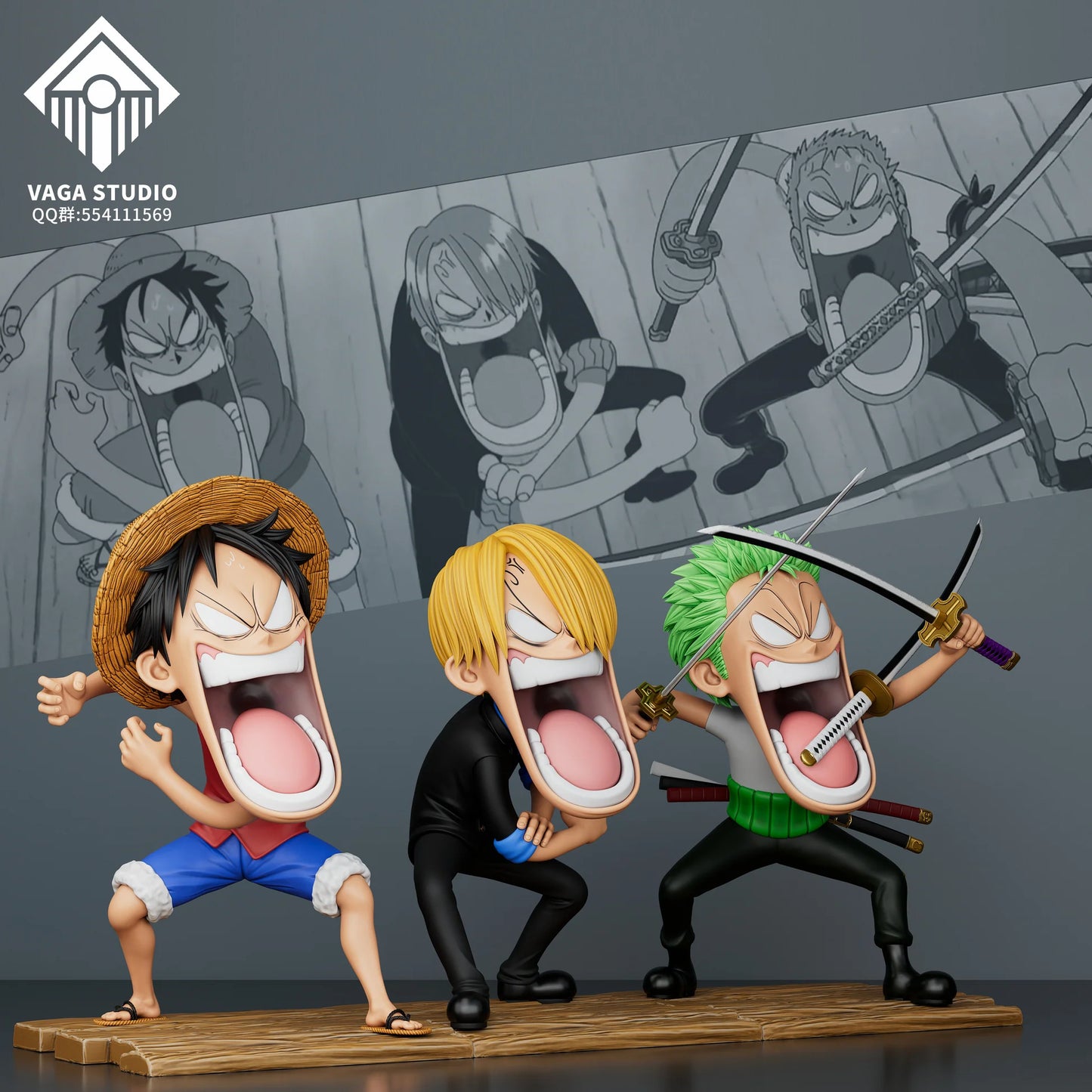 Vaga - Luffy, Sanji and Zoro