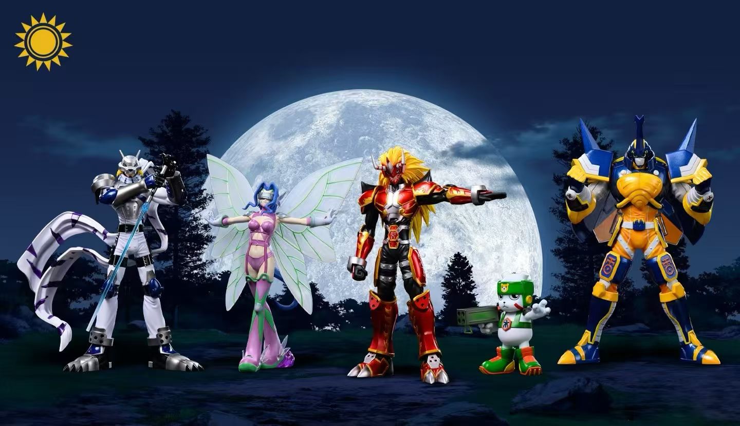 Sun Toys - Wolfmon, Fairimon, Agnimon, Chackmon and Blitzmon