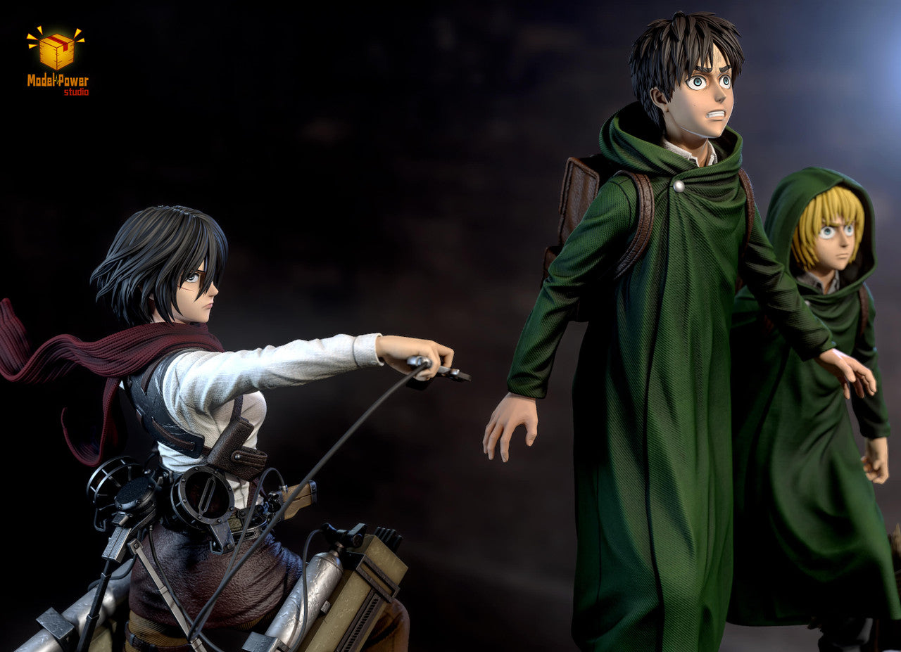 Model Power - Eren, Armin and Mikasa