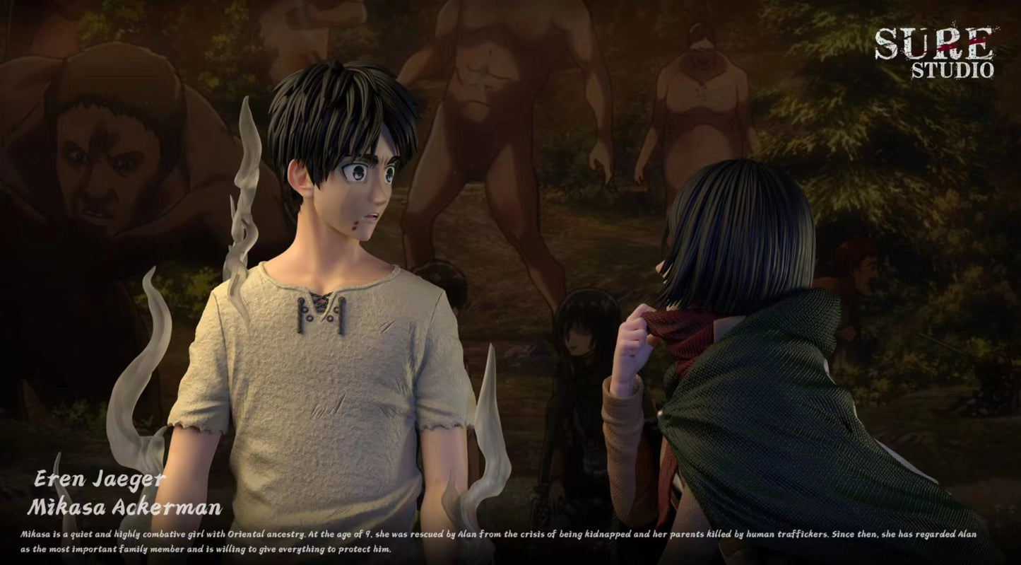 Sure - Eren and Mikasa