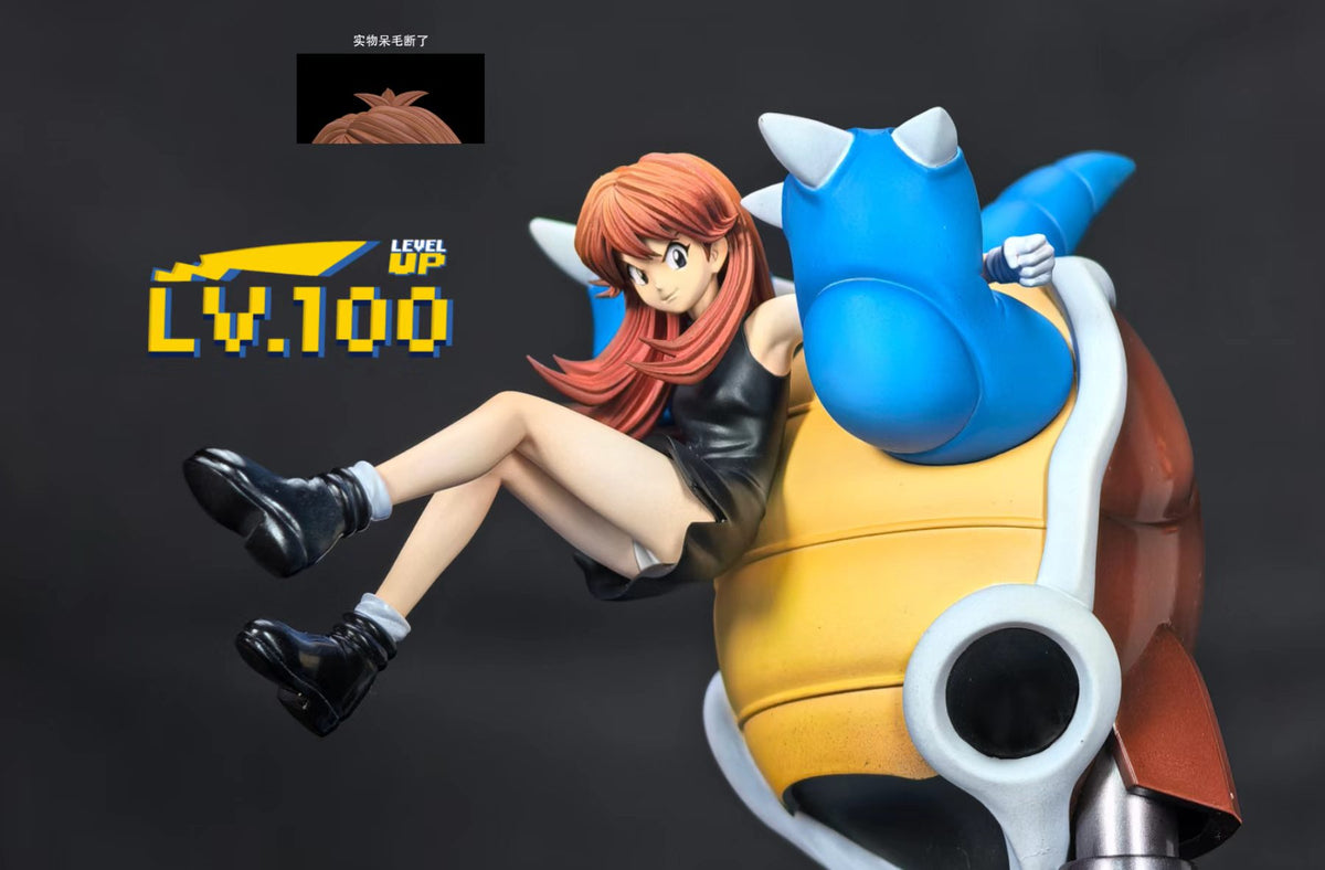 LV.100 - Green and Blastoise and Red and Aerodactyl