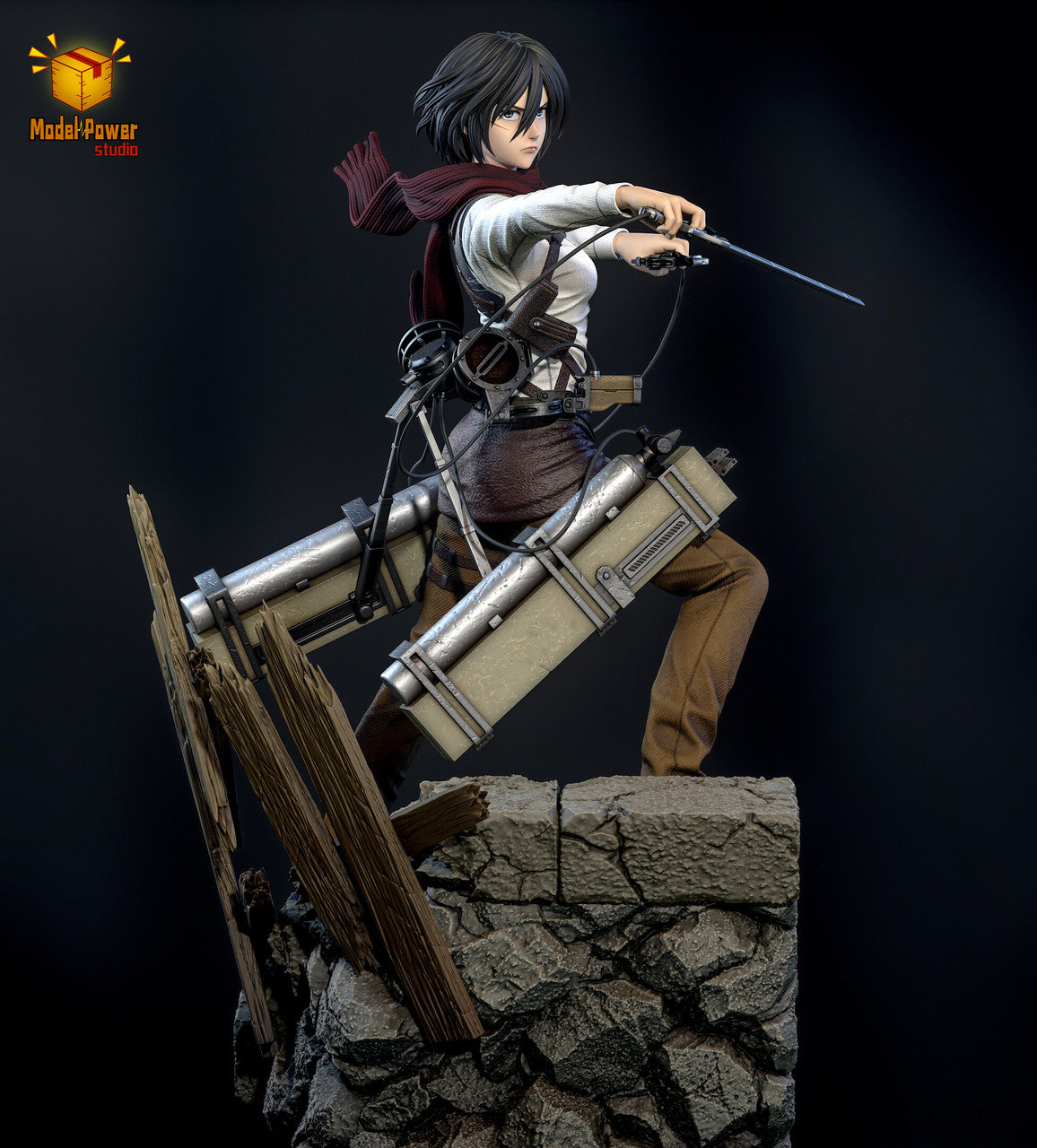 Model Power - Eren, Armin and Mikasa