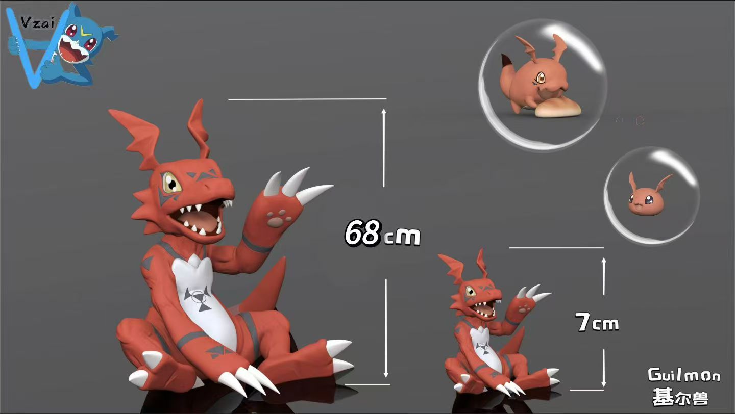 Vzay - Guilmon, Gigimon and Jyarimon