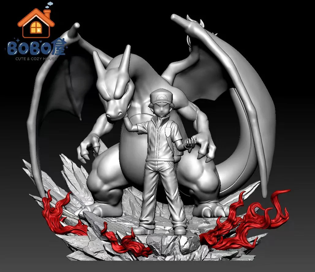 Bobowu - Red and Charizard