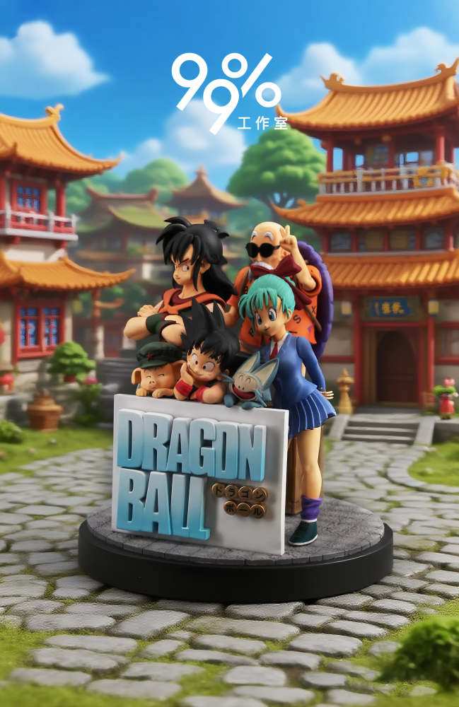 99% - Kid Goku, Roshi, Bulma, Yamcha, Oolong and Puar