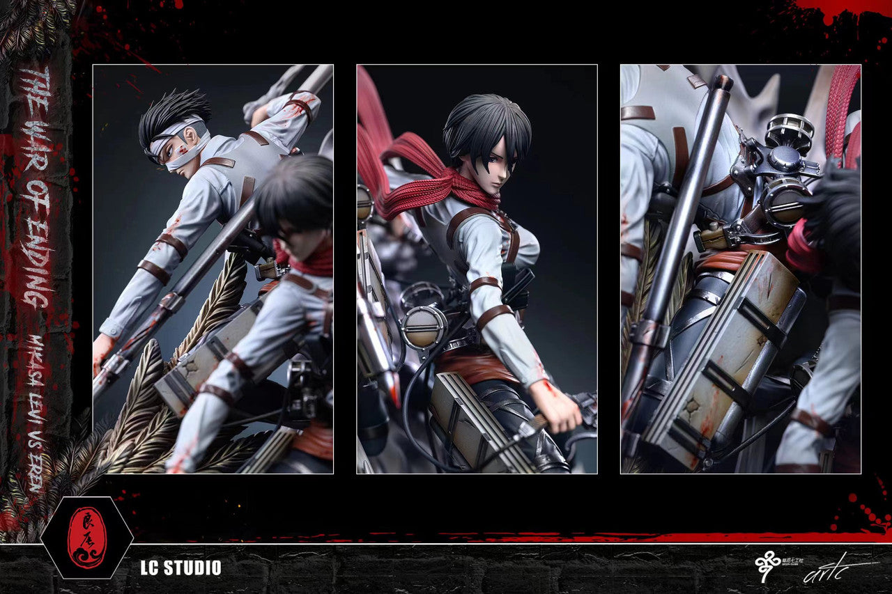 LC - Mikasa and Levi vs Founding Titan