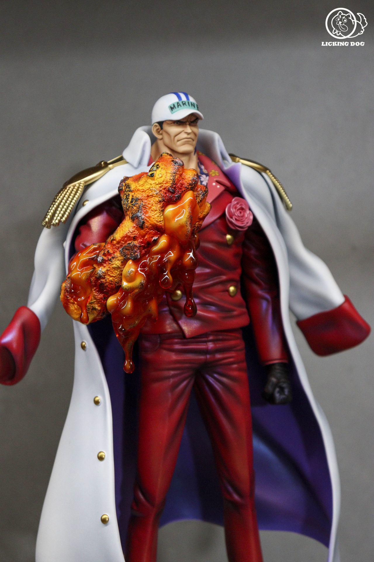 Perro lamiendo - Akainu
