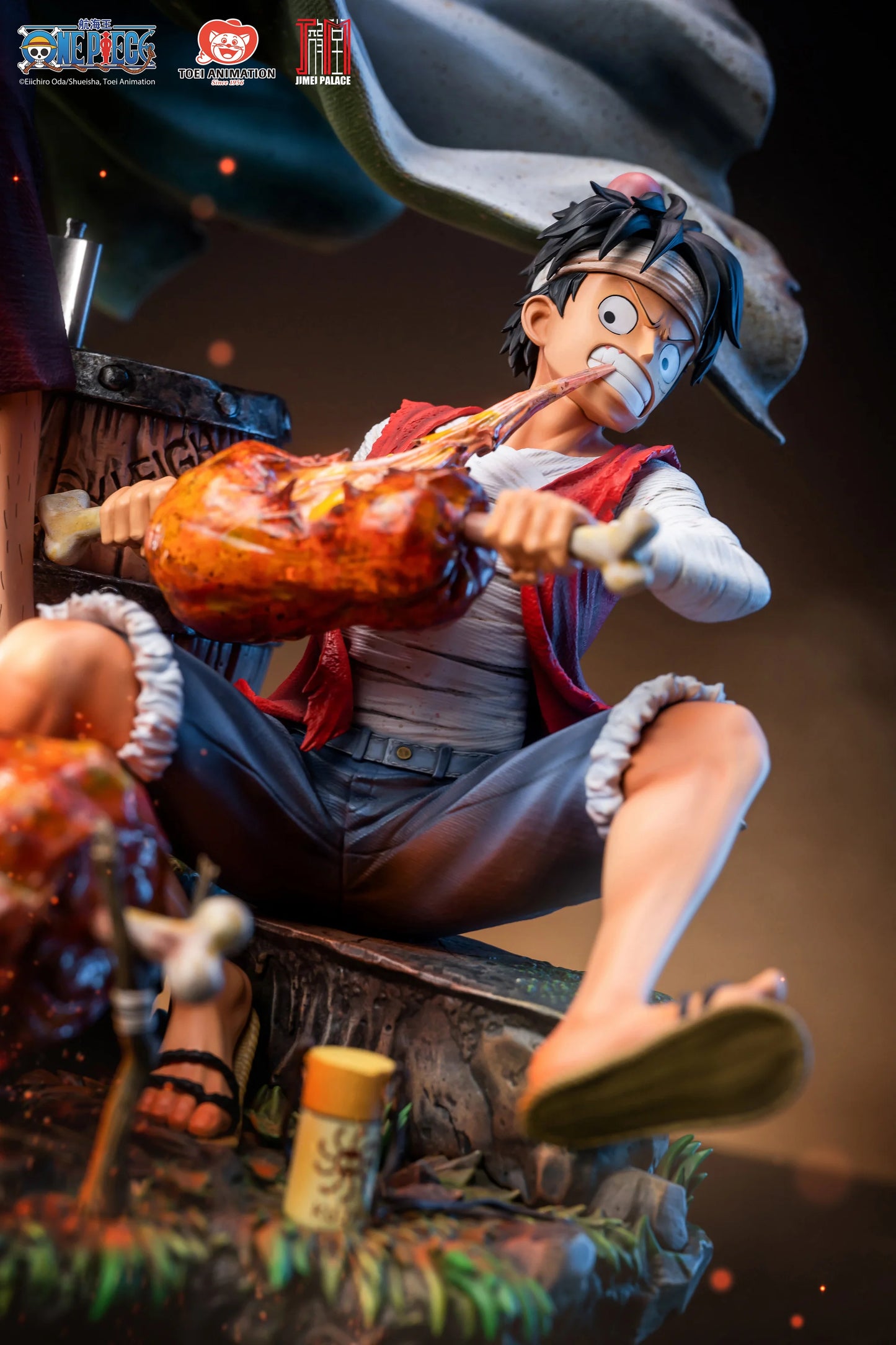 Palacio Jimei - Rayleigh y Luffy
