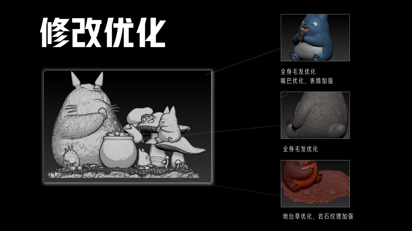 Long Miao - Totoro Family