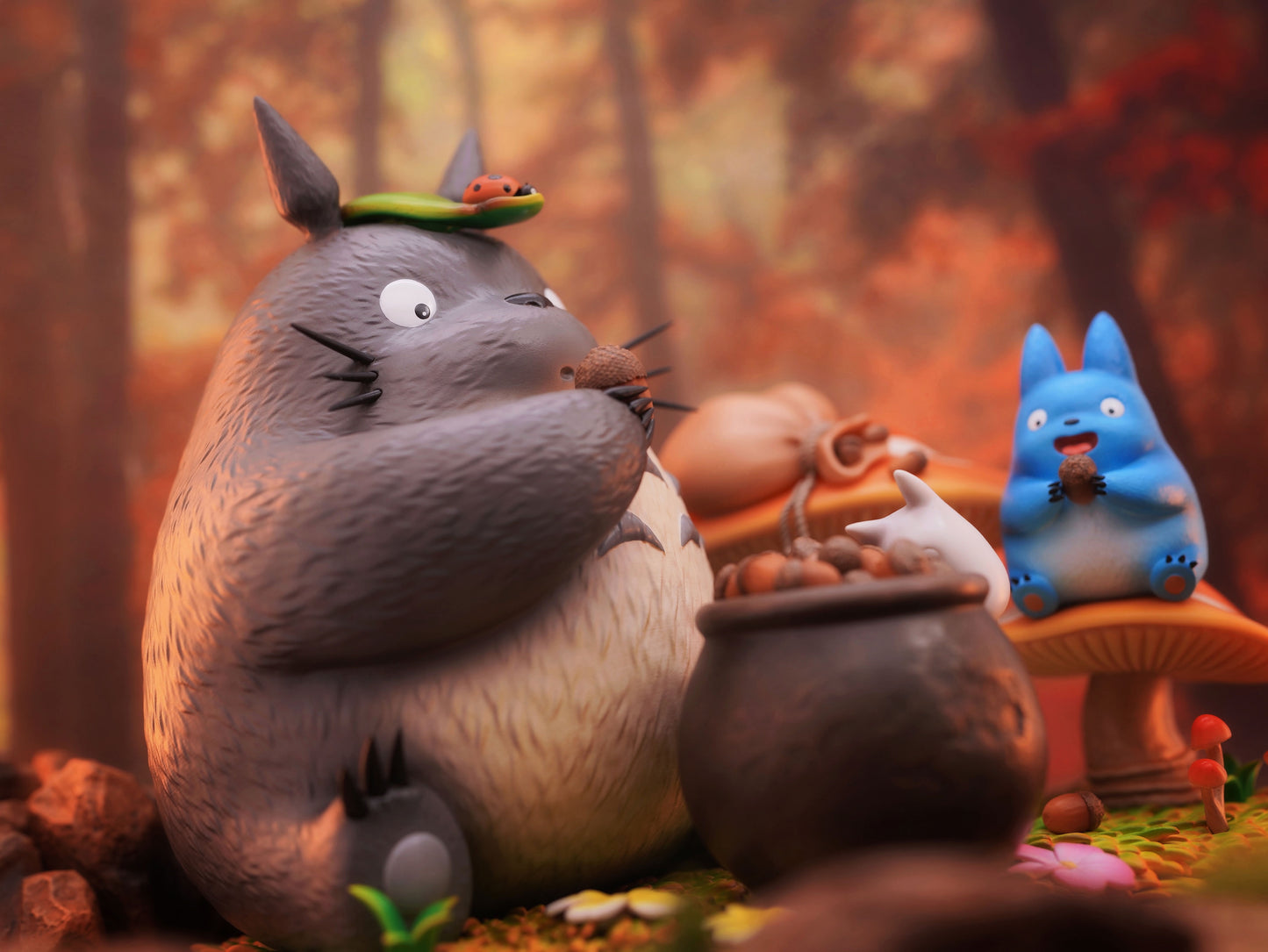 Long Miao - Totoro Family