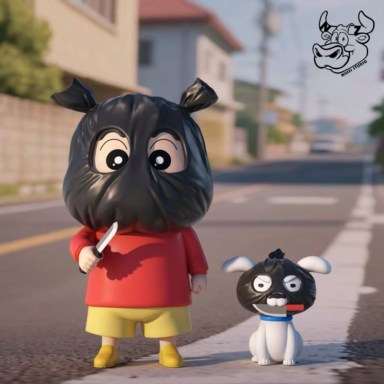Niuzi - Shinnosuke Nohara and Shiro