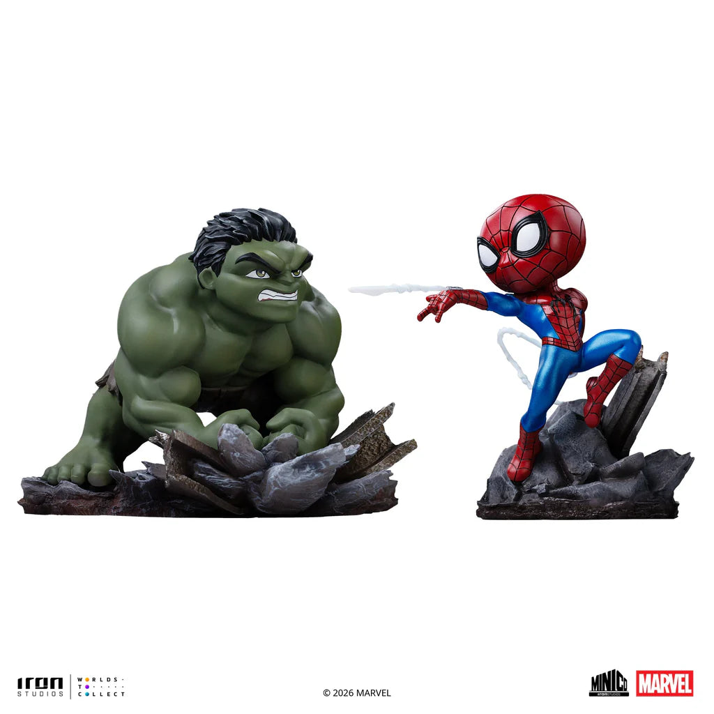 Iron - Spider-Man and Hulk