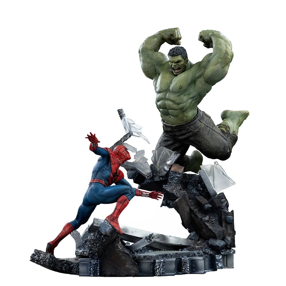 Iron - Spider-Man vs Hulk