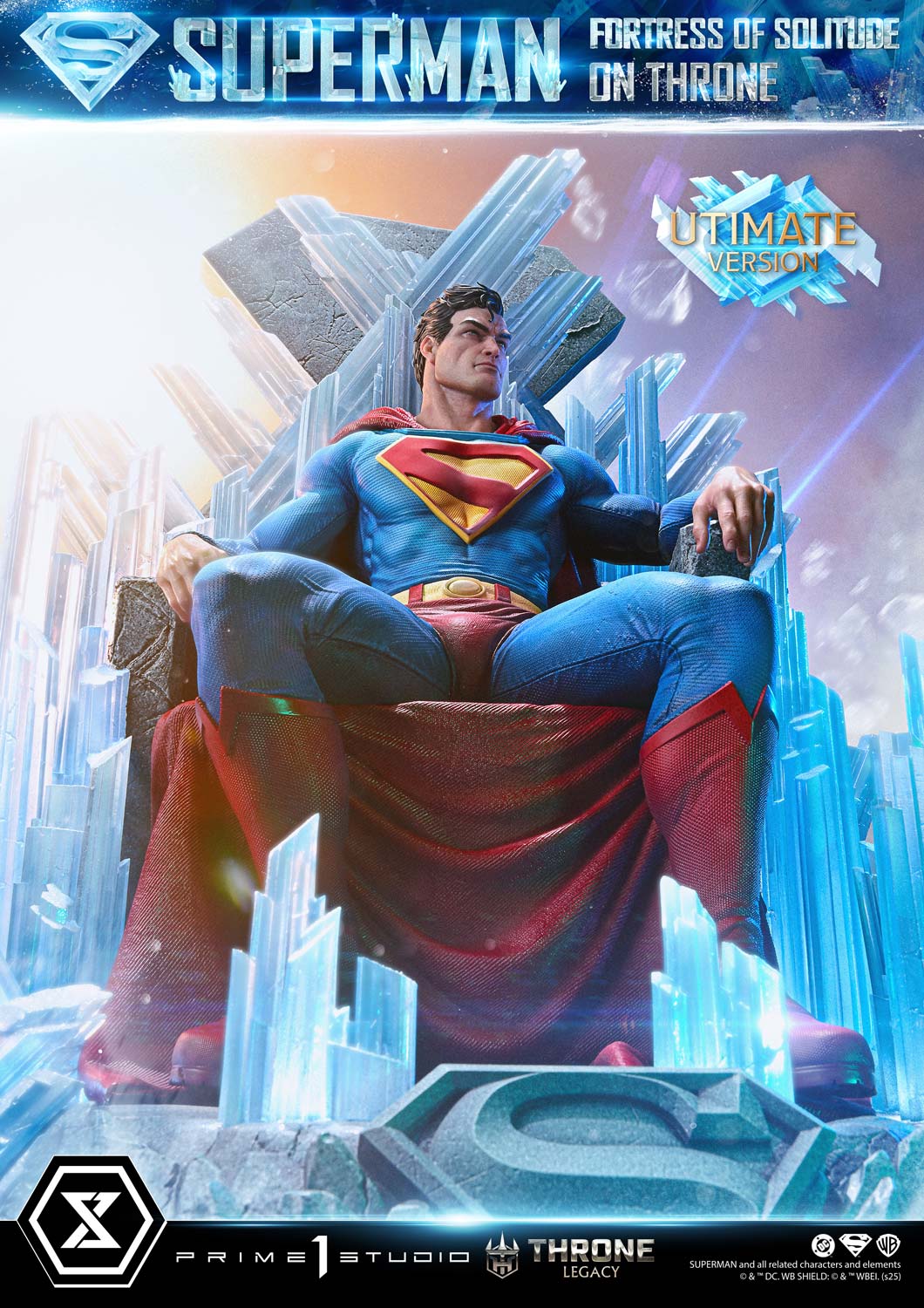Prime 1 - Superman Fortress of Solitude on Throne