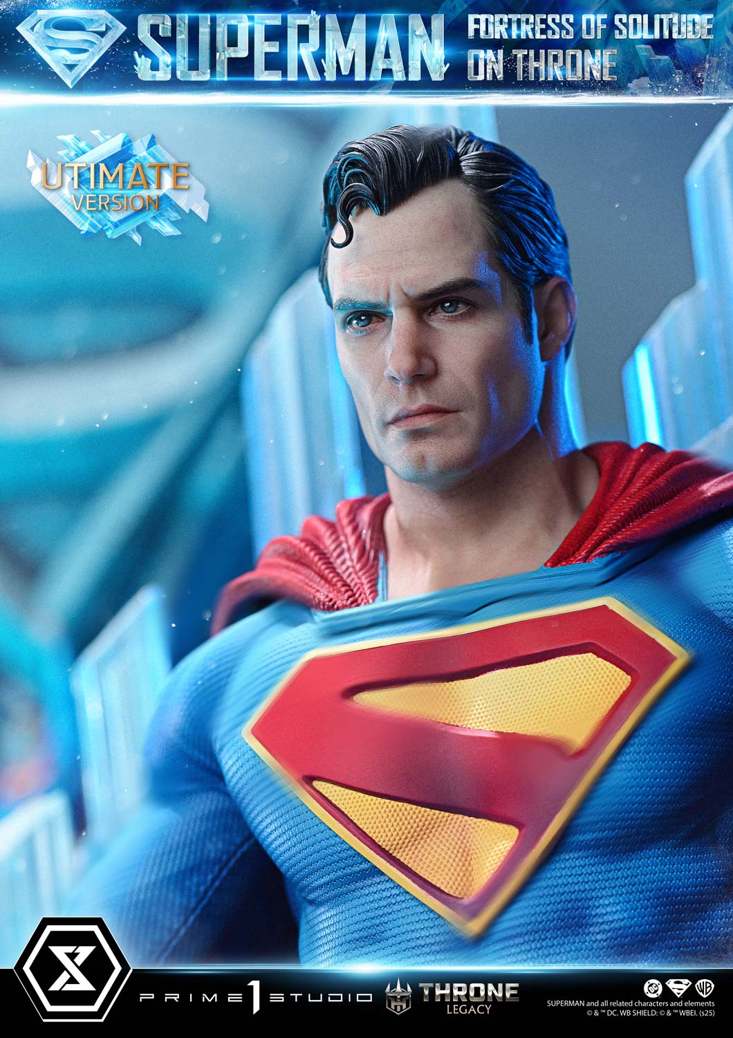 Prime 1 - Superman Fortress of Solitude on Throne