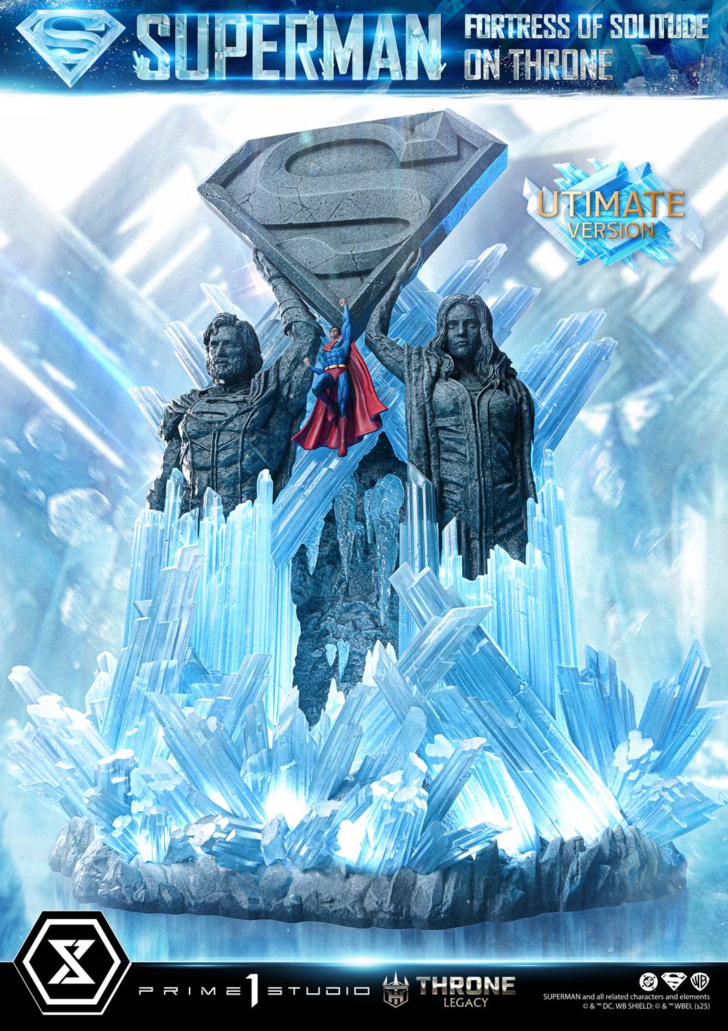 Prime 1 - Superman Fortress of Solitude on Throne