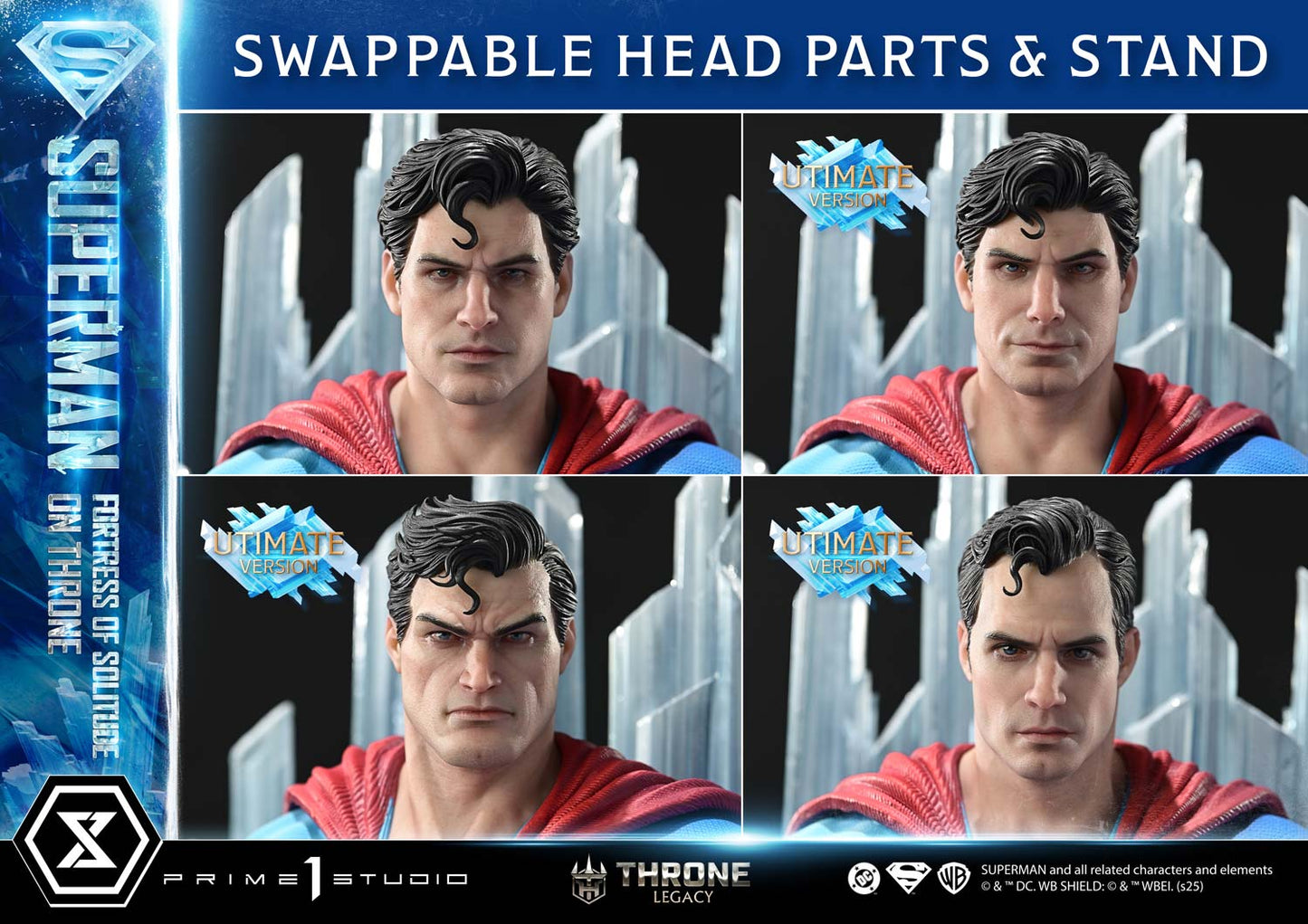 Prime 1 - Superman Fortress of Solitude on Throne