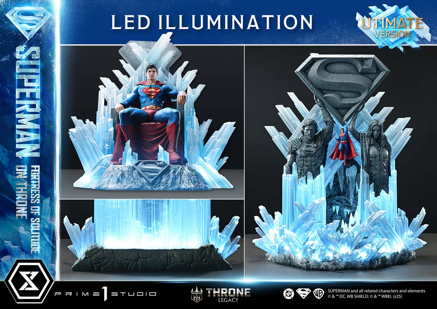 Prime 1 - Superman Fortress of Solitude on Throne