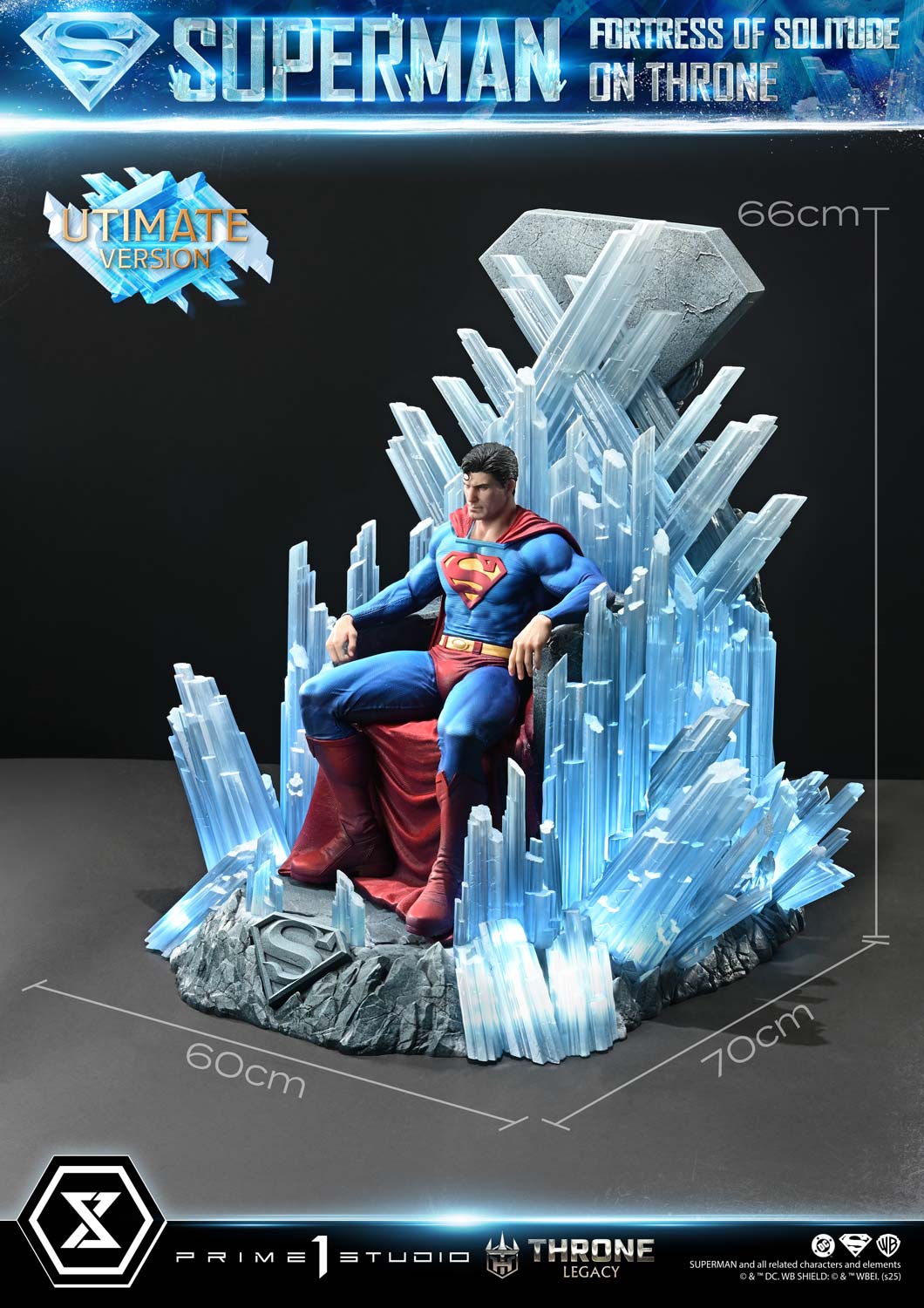 Prime 1 - Superman Fortress of Solitude on Throne