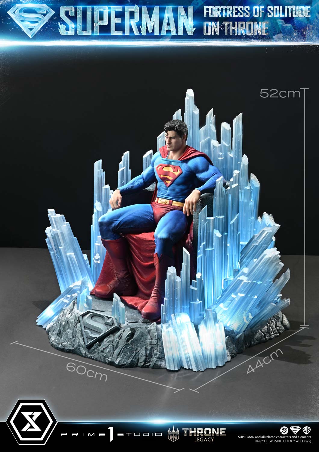 Prime 1 - Superman Fortress of Solitude on Throne