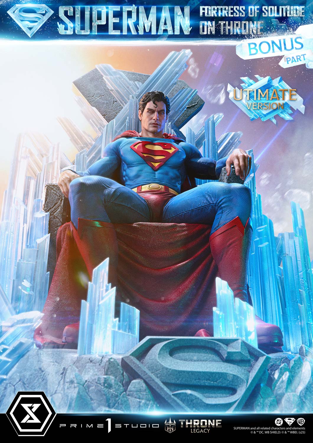 Prime 1 - Superman Fortress of Solitude on Throne