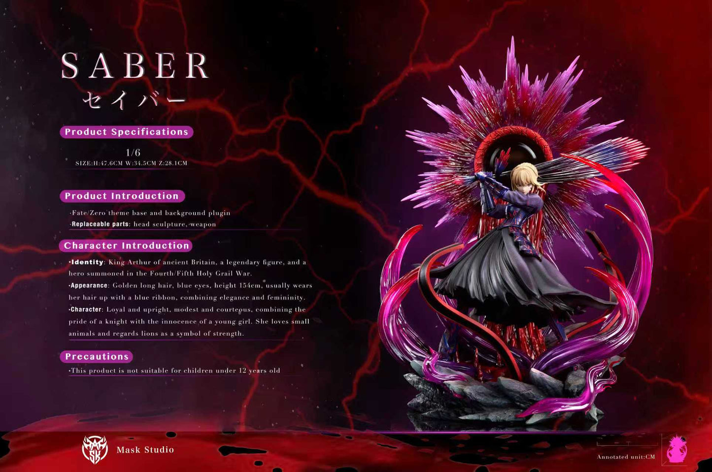 Mask - Saber Alter