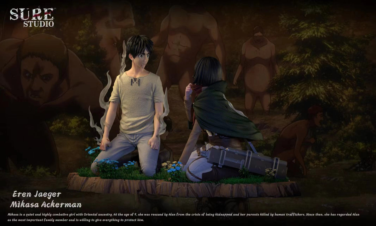 Sure - Eren and Mikasa