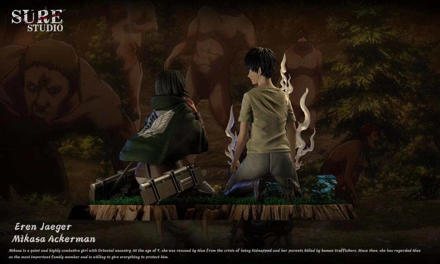 Sure - Eren and Mikasa