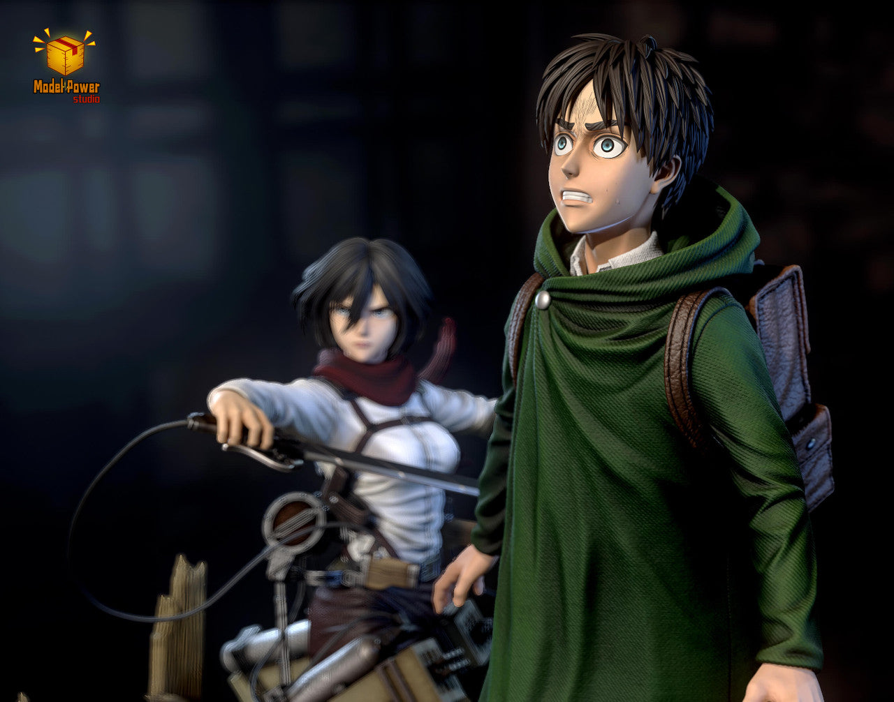 Model Power - Eren, Armin and Mikasa