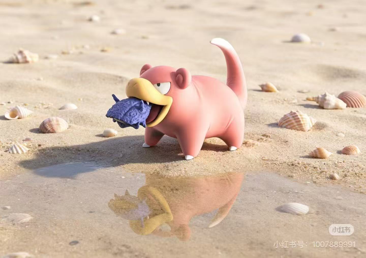 Yi Wu Yi Zhi Qian Bi - Slowpoke, Shellder and Slowbro