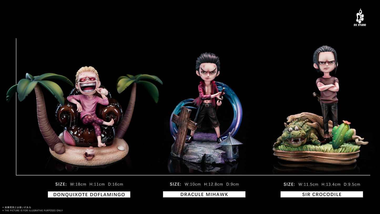 DX - Doflamingo, Crocodile and Mihawk