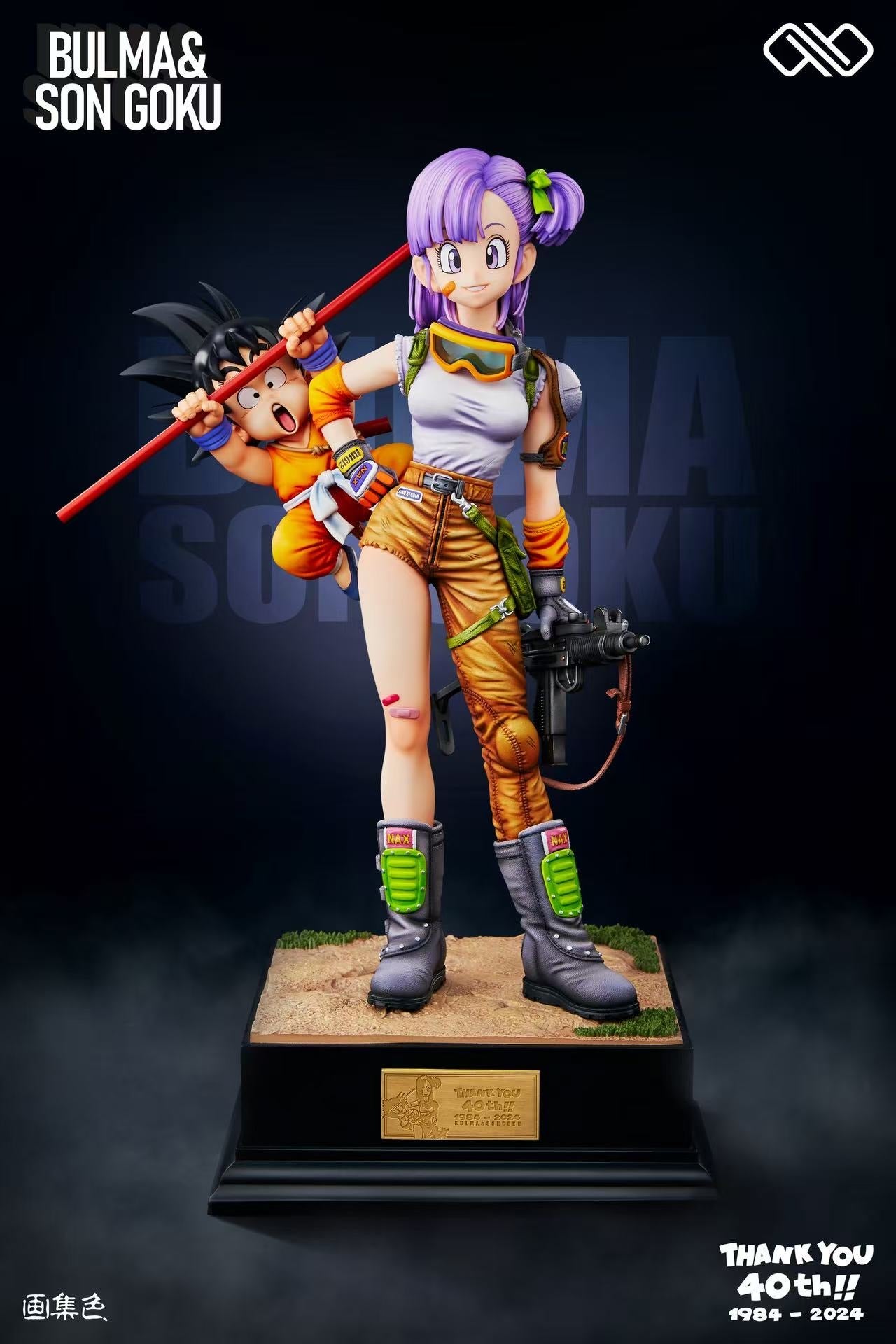 Infinite - Bulma and Kid Goku