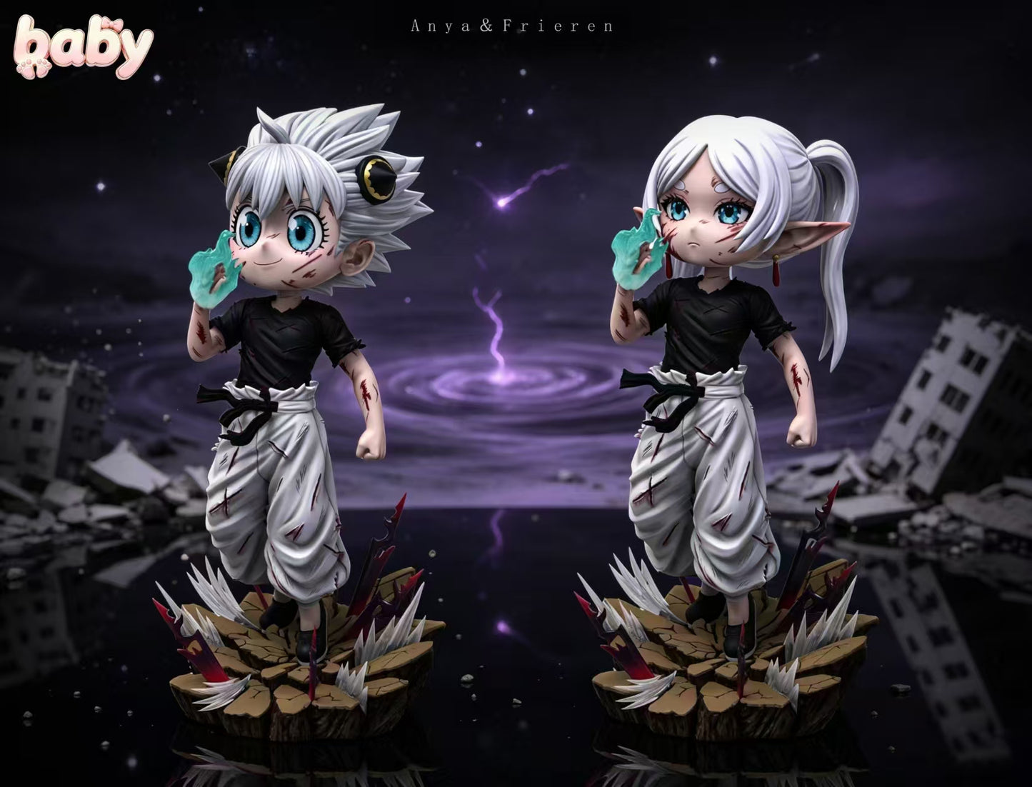 Baby - Anya and Frieren cos Gojo